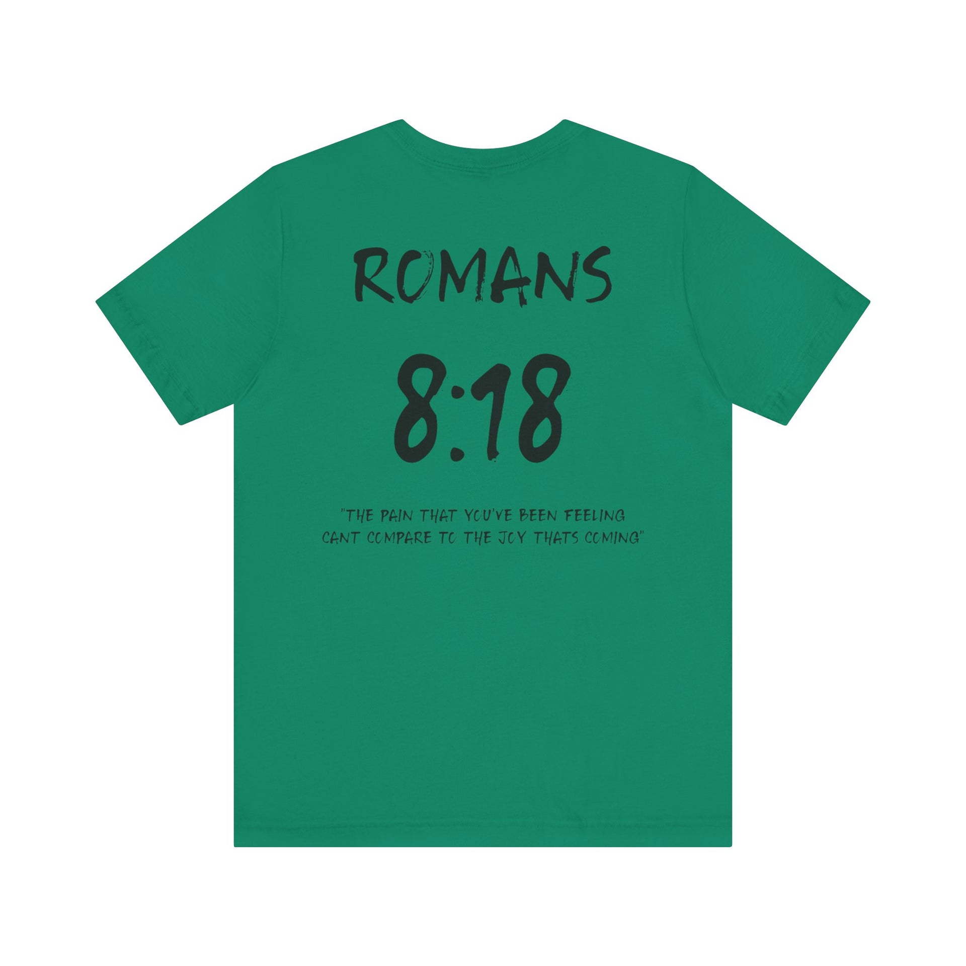Romans 8:18 Inspirational Bible Verse Tee-Dark Letters